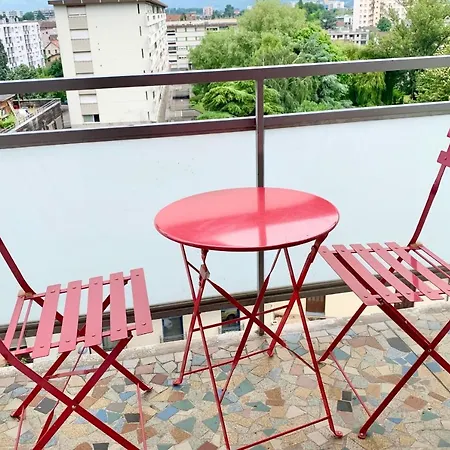 شقة Nice Apartmentcanopy Tram Cnear City Center #d3 غرونوبل